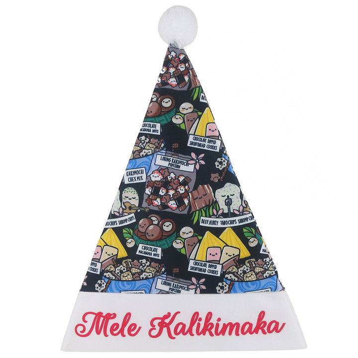 Christmas Hat Local Snacks Black