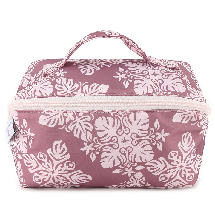 Travel Cosmetic Pouch Quilt Dusty Rose