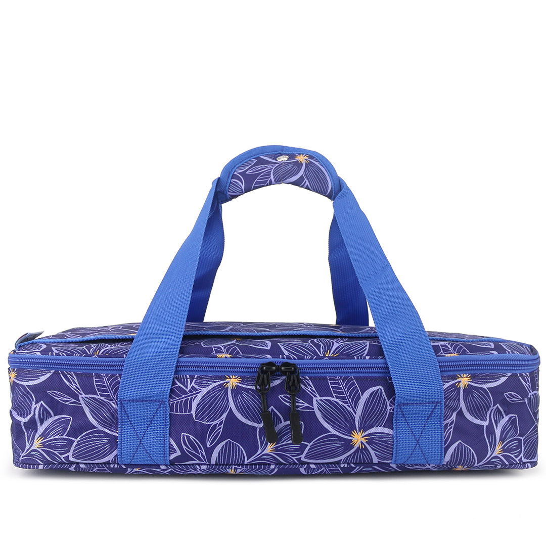Casserole Insulated Carry Case Plumeria Blue