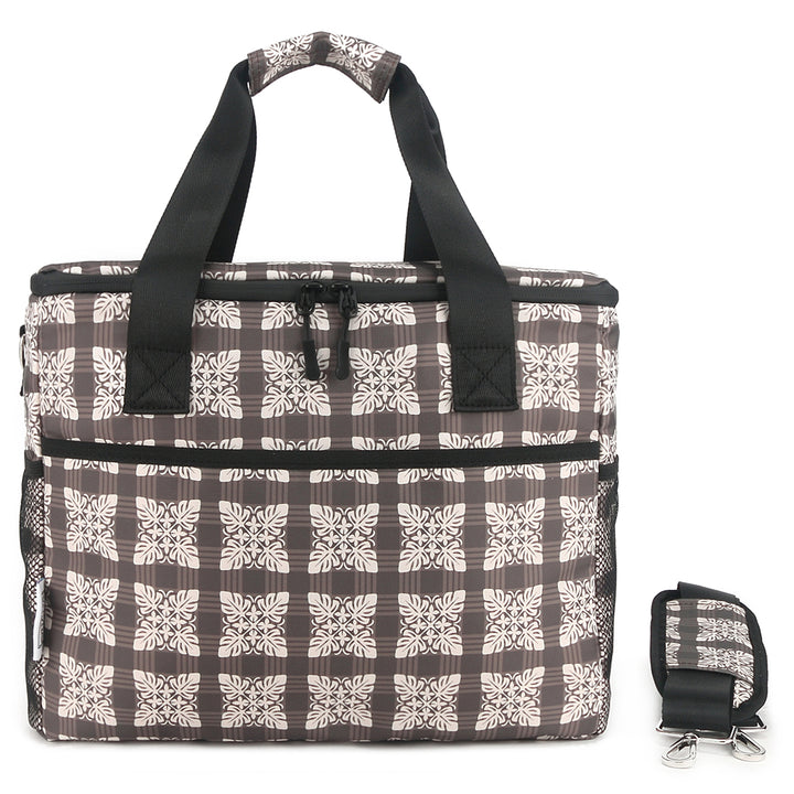 Cooler Tote Large Quilt Palaka Brown