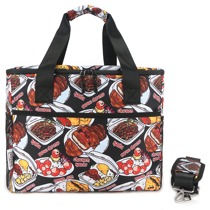 Cooler Tote Large Plate Lunch Black