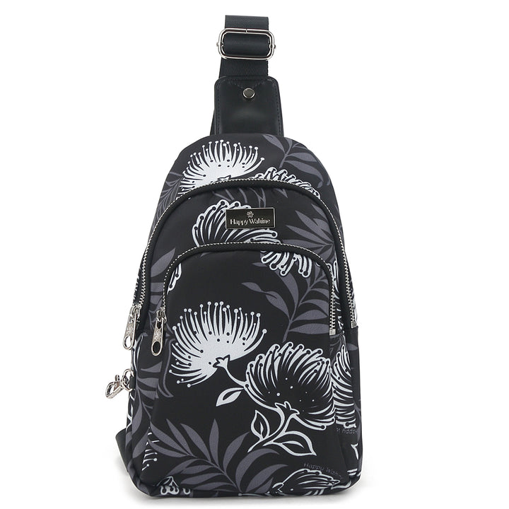Sling Bag Ke'olu Lehua Black