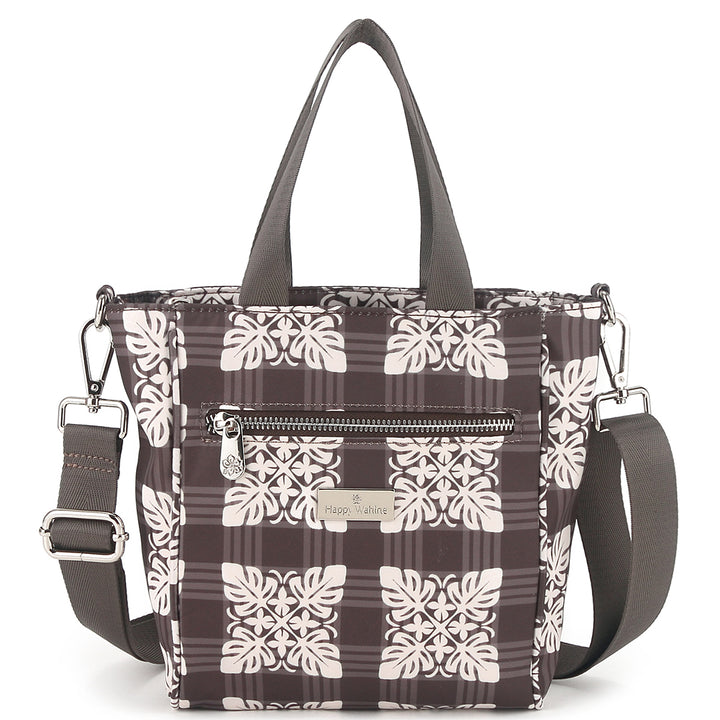 Crossbody Ke'olu Quilt Palaka Brown