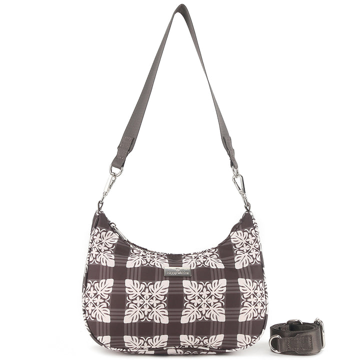Shoulder Bag Amanda Ke'olu Quilt Palaka Brown