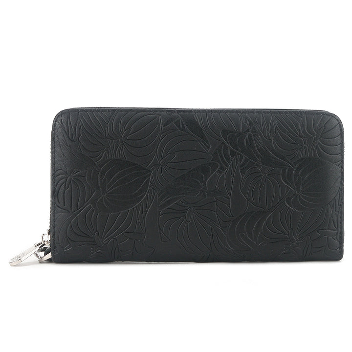 Wallet Kaylee Anthurium Embossed Black
