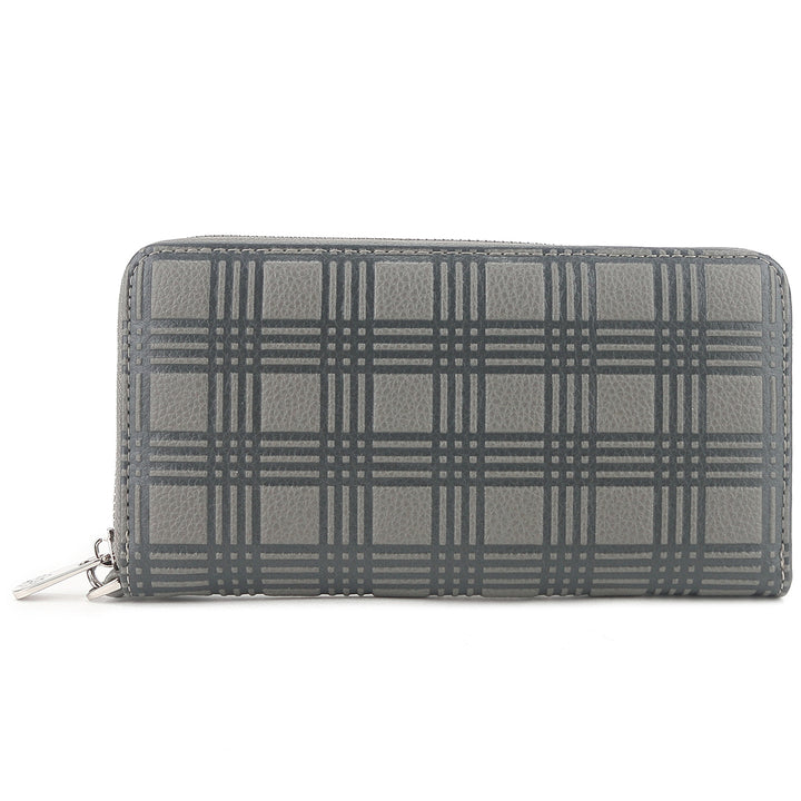 Wallet Kaylee Palaka Embossed Grey