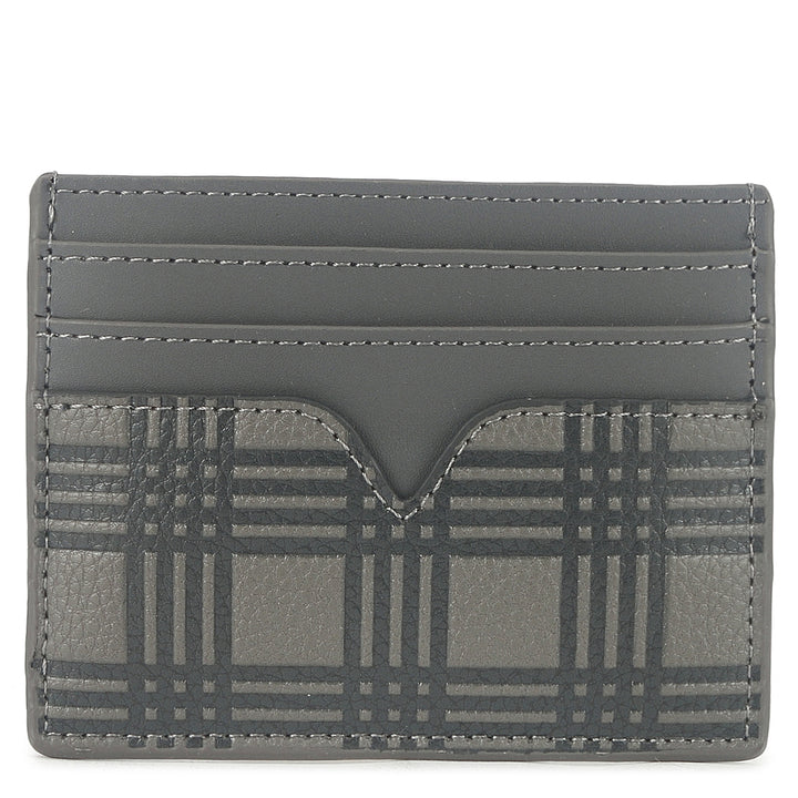 Card Case Meilany Palaka Embossed Grey
