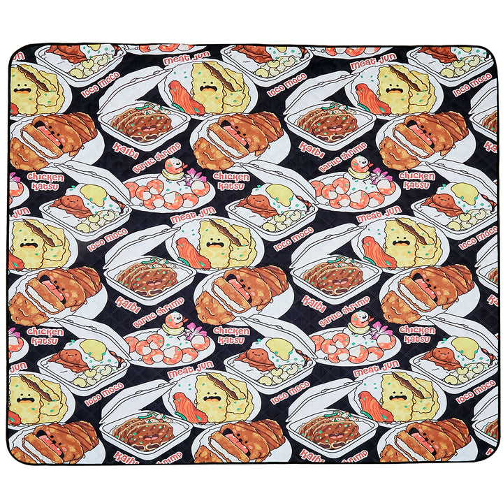 Beach Mat Plate Lunch Black