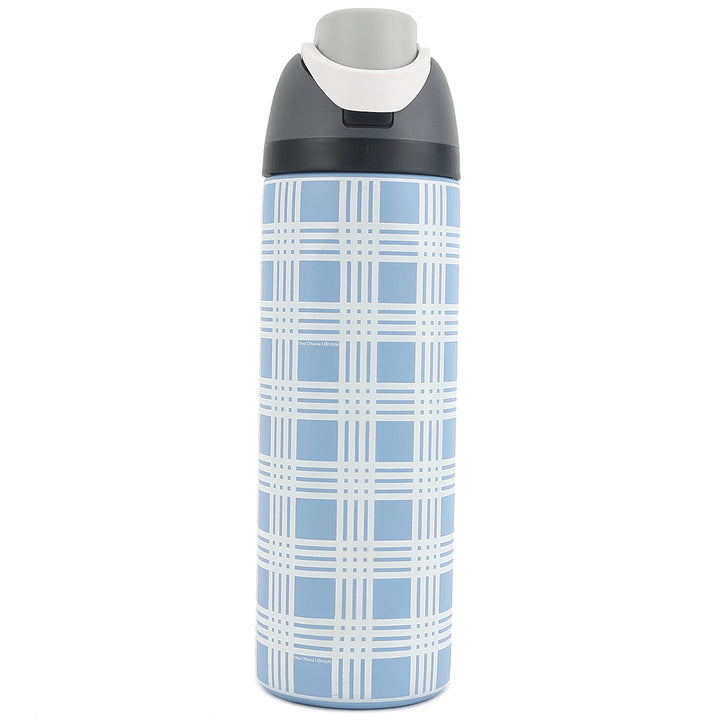 Insulated Water Bottle 24oz Snap Palaka Blue