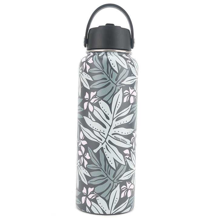 Insulated Water Bottle 40oz Lauae Dark Grey
