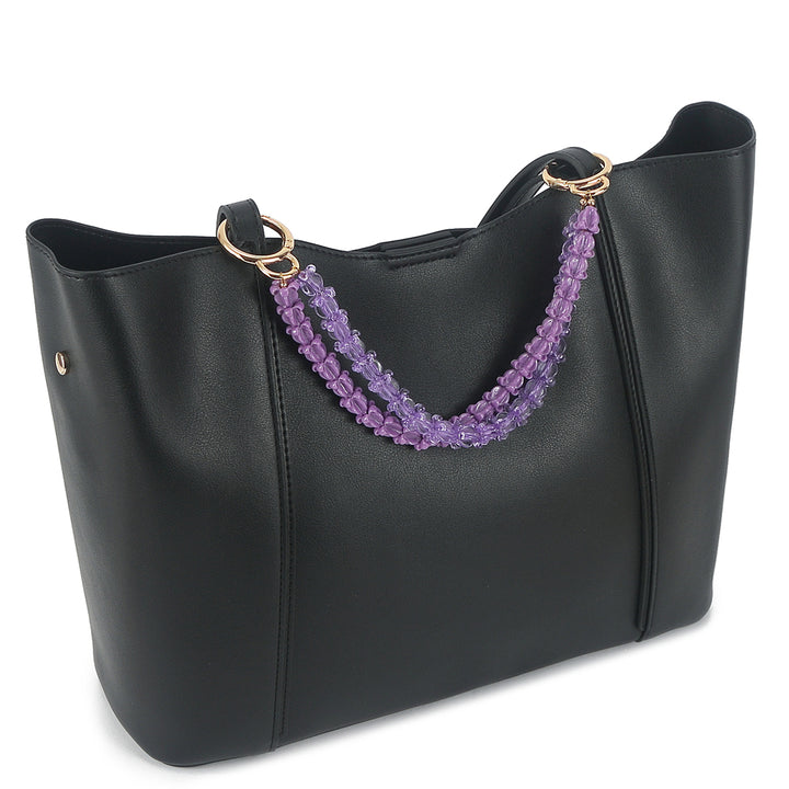 Lei Deco Charm 2-std Crownflower Purple Double