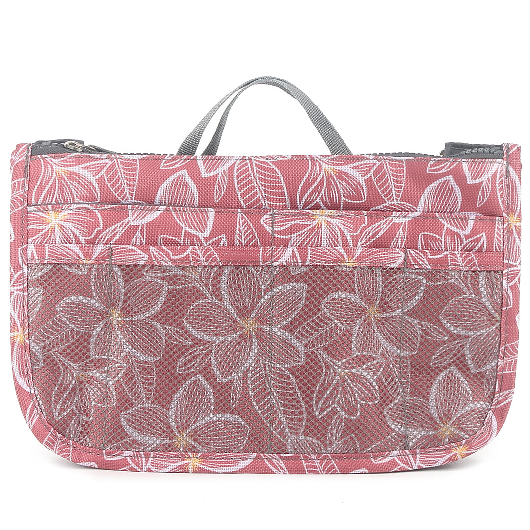 Bag Organizer Makiko Large Plumeria Pink