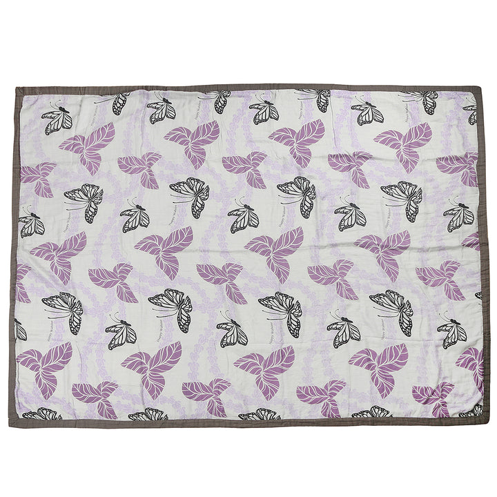 Luxury Bamboo Blanket Crownflower Purple