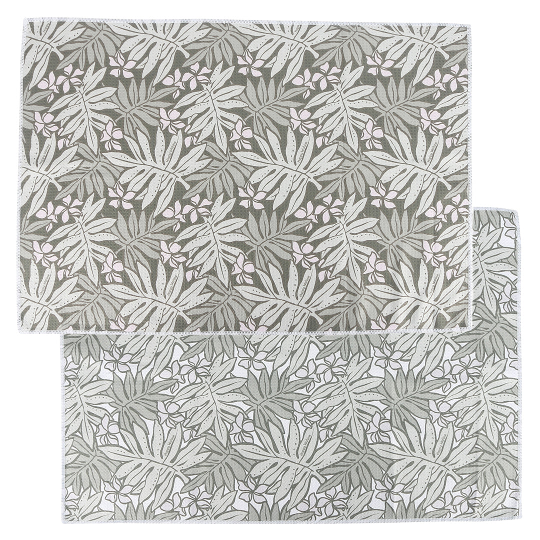 Multi-Purpose Waffle Kitchen Towel Lauae Dark Grey