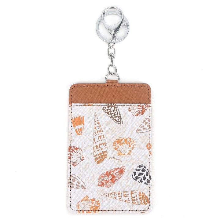 Card Case April Cone Shell White