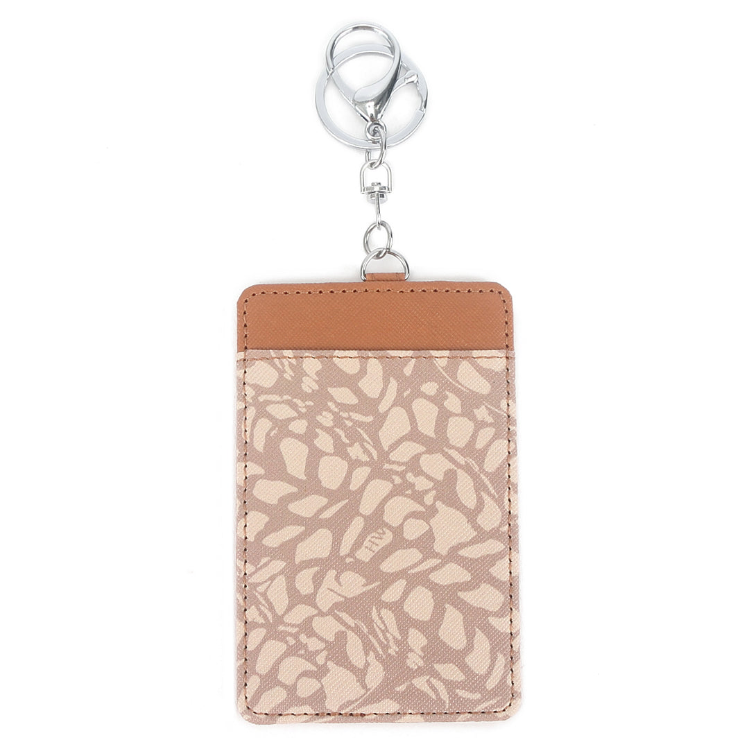 Card Case April Hebrew Shell Beige
