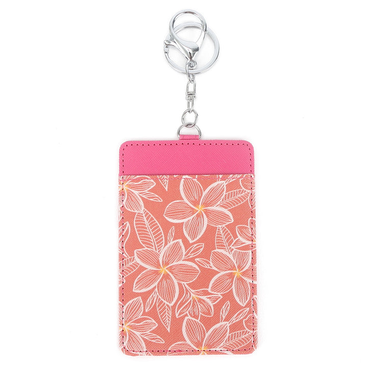 Card Case April Plumeria Pink