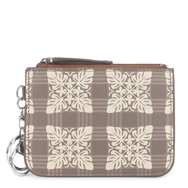 Card Case May Quilt Palaka Brown