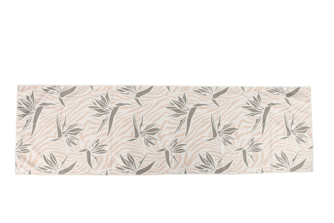 Cool Towel Bird of Paradise Zebra Beige