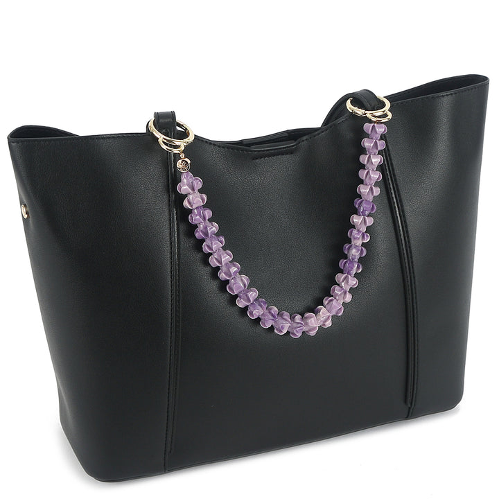 Lei Deco Charm 1-std Purple Puakenikeni
