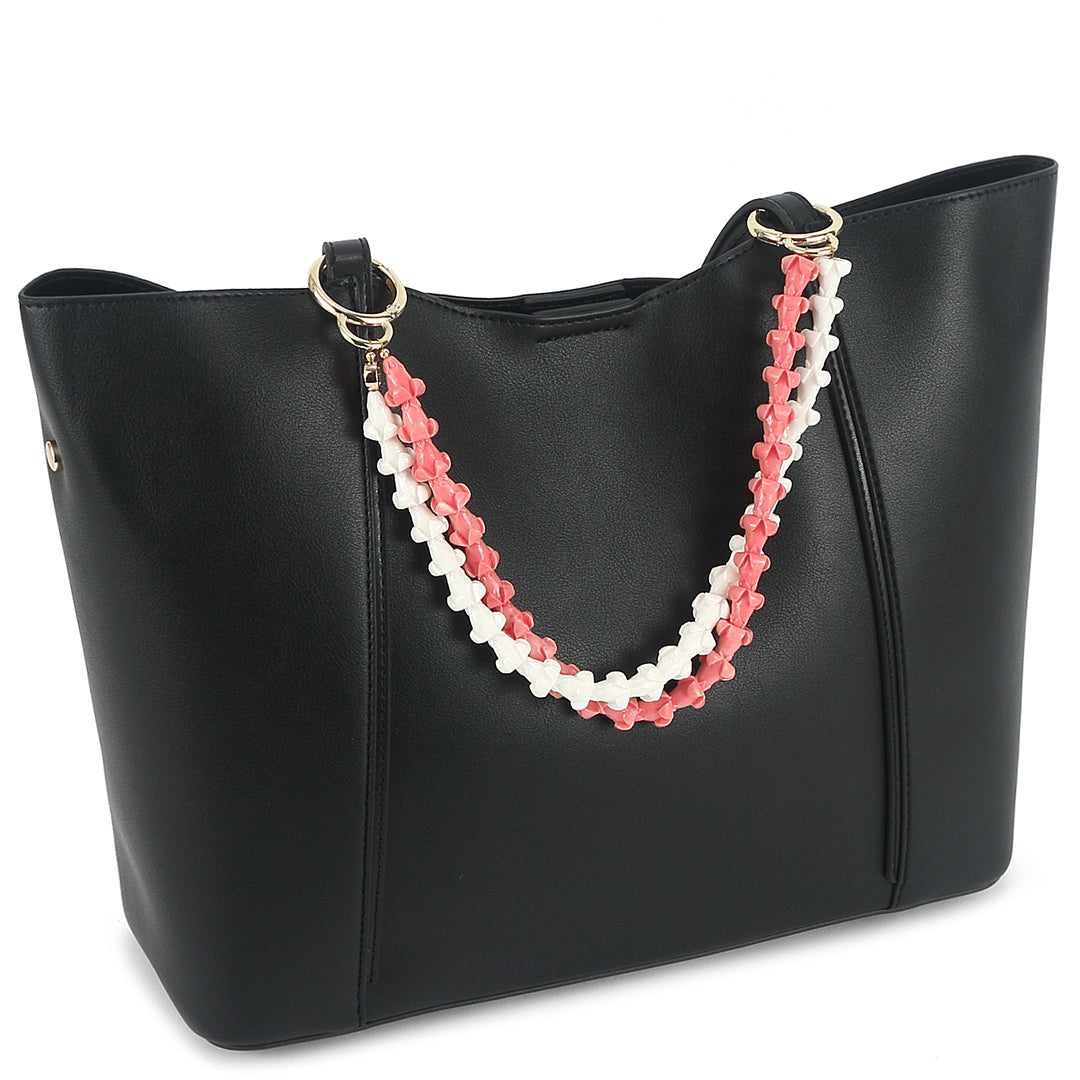 Lei Deco Charm 2-std White Pink Puakenikeni