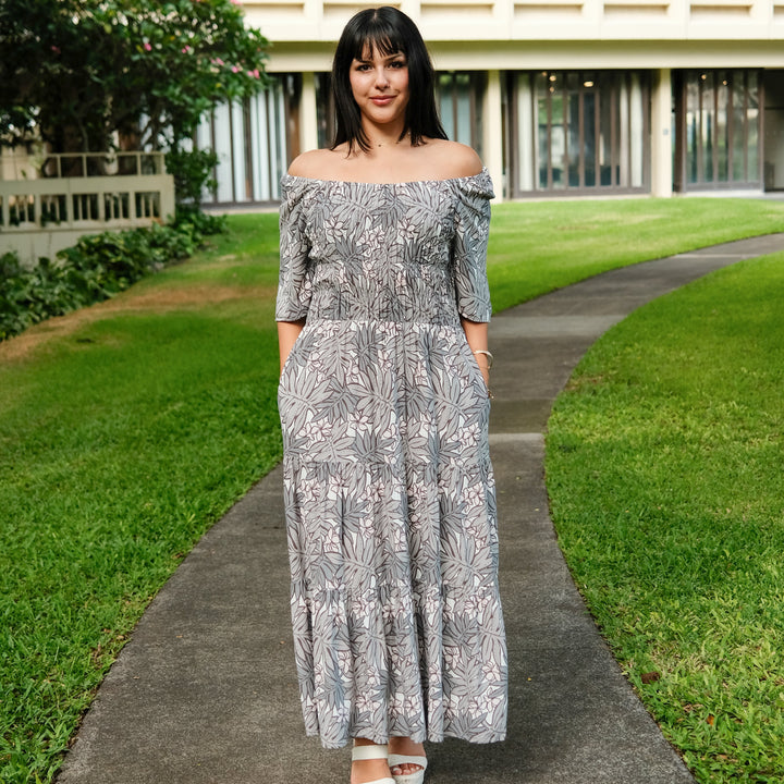 Maxi Dress Noelani Lauae Grey