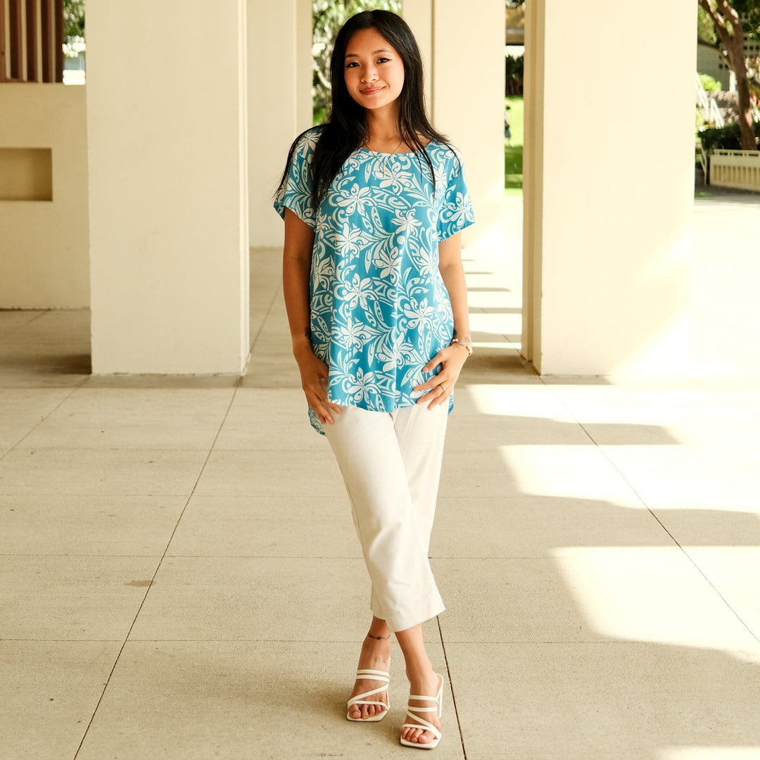 Top Luana Tiare Infinity Blue