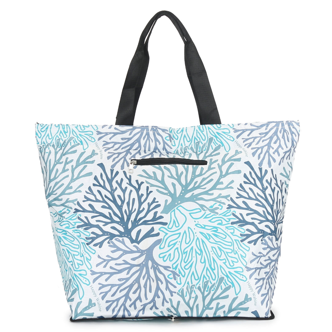 Foldable Bag James Coral Blue