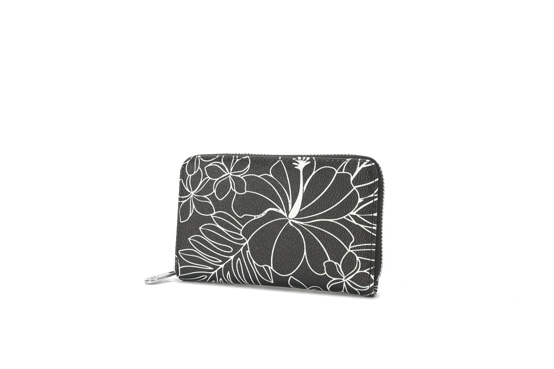 Wallet Chloe Hibiscus Lines Black