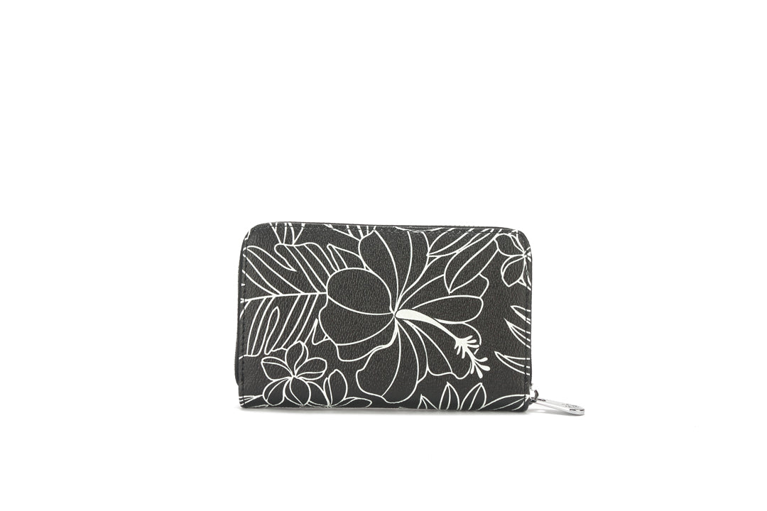 Wallet Chloe Hibiscus Lines Black