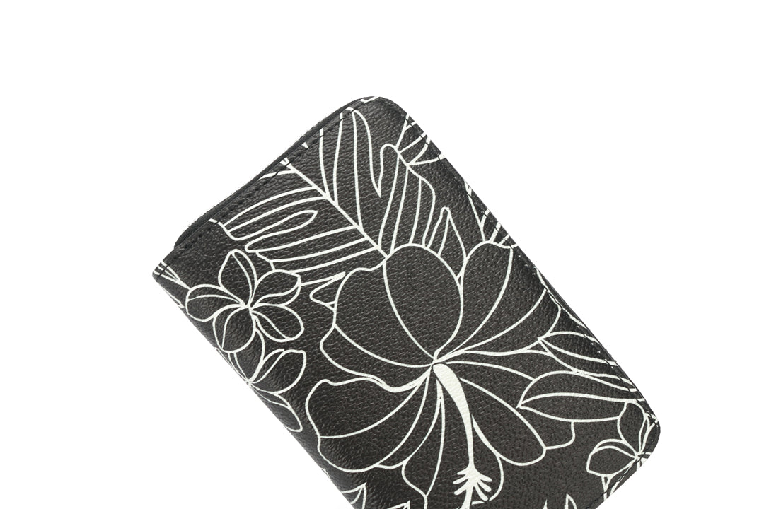 Wallet Chloe Hibiscus Lines Black