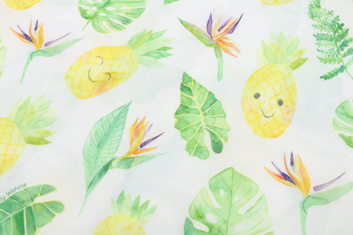 Foldable Bag Jake Monstera Pineapple White
