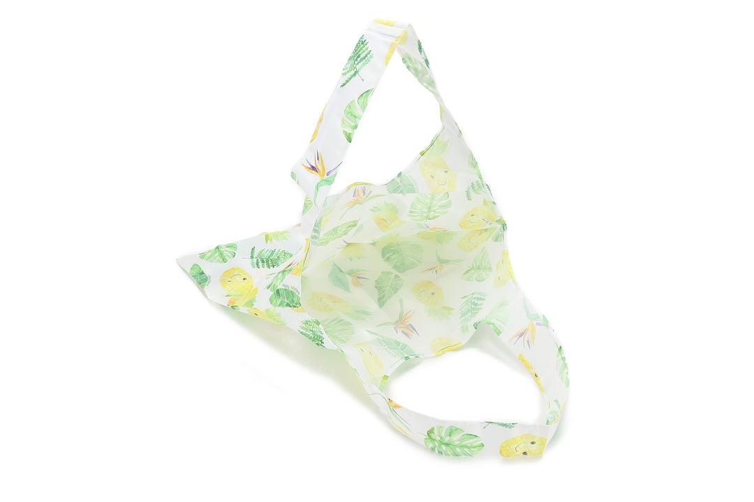 Foldable Bag Jake Monstera Pineapple White