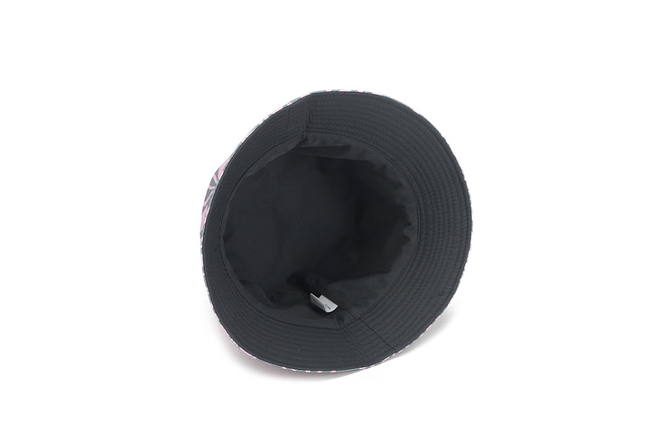 Bucket Hat Hibiscus Pink Grey