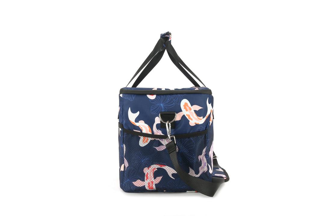 Cooler Tote Large Koi Navy