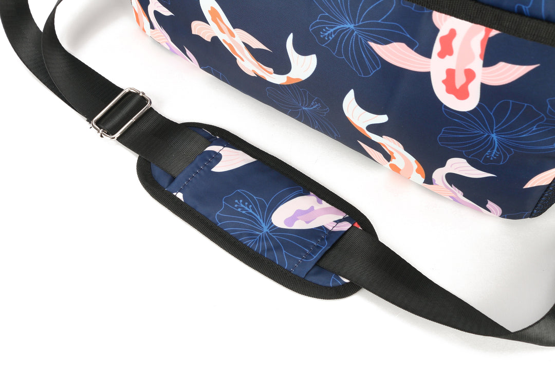 Cooler Tote Large Koi Navy