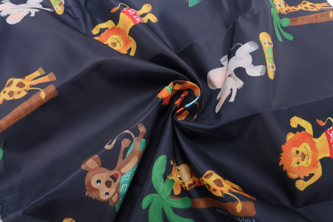 Foldable Bag Jake Zoo Animals Navy