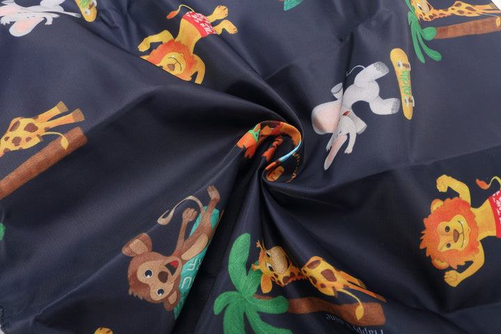 Foldable Bag Jake Zoo Animals Navy