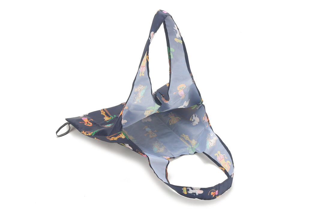 Foldable Bag Jake Zoo Animals Navy