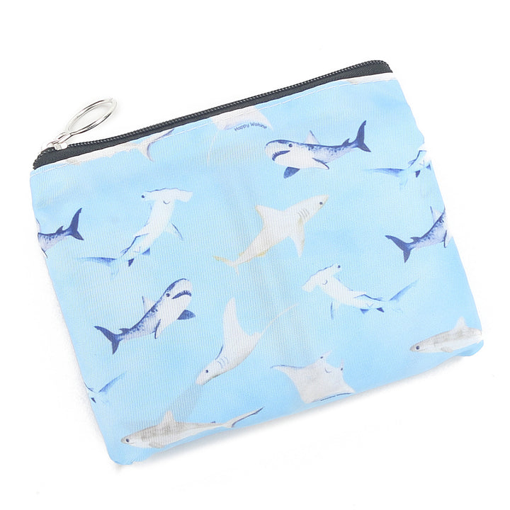 Foldable Bag Jake Happy Sharks Blue