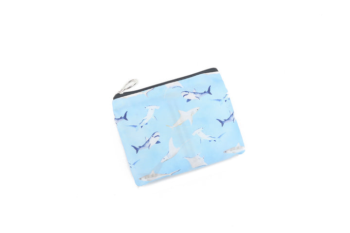 Foldable Bag Jake Happy Sharks Blue