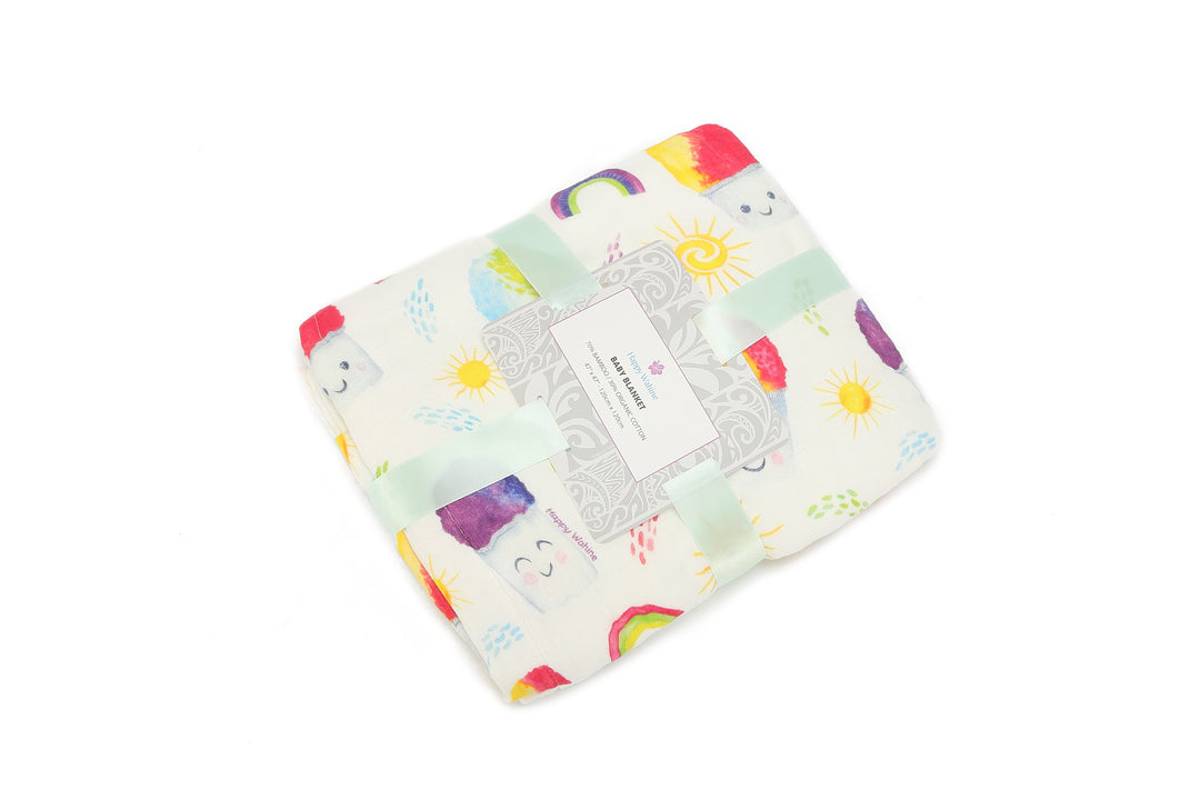 Baby Blanket Shave Ice White