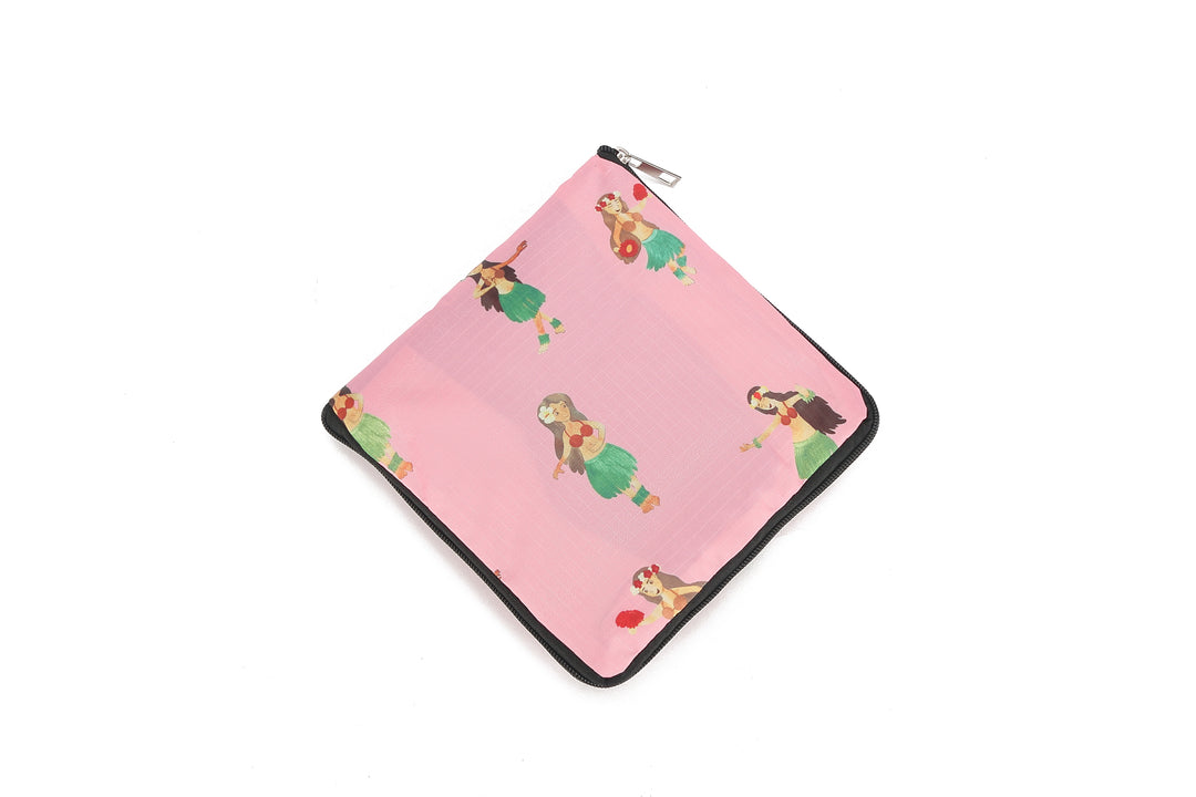 Foldable Bag James Hula Girls Pink