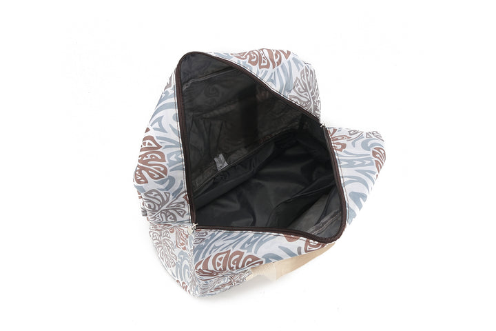 Foldable Duffle Bag Sophie Monstera Grey