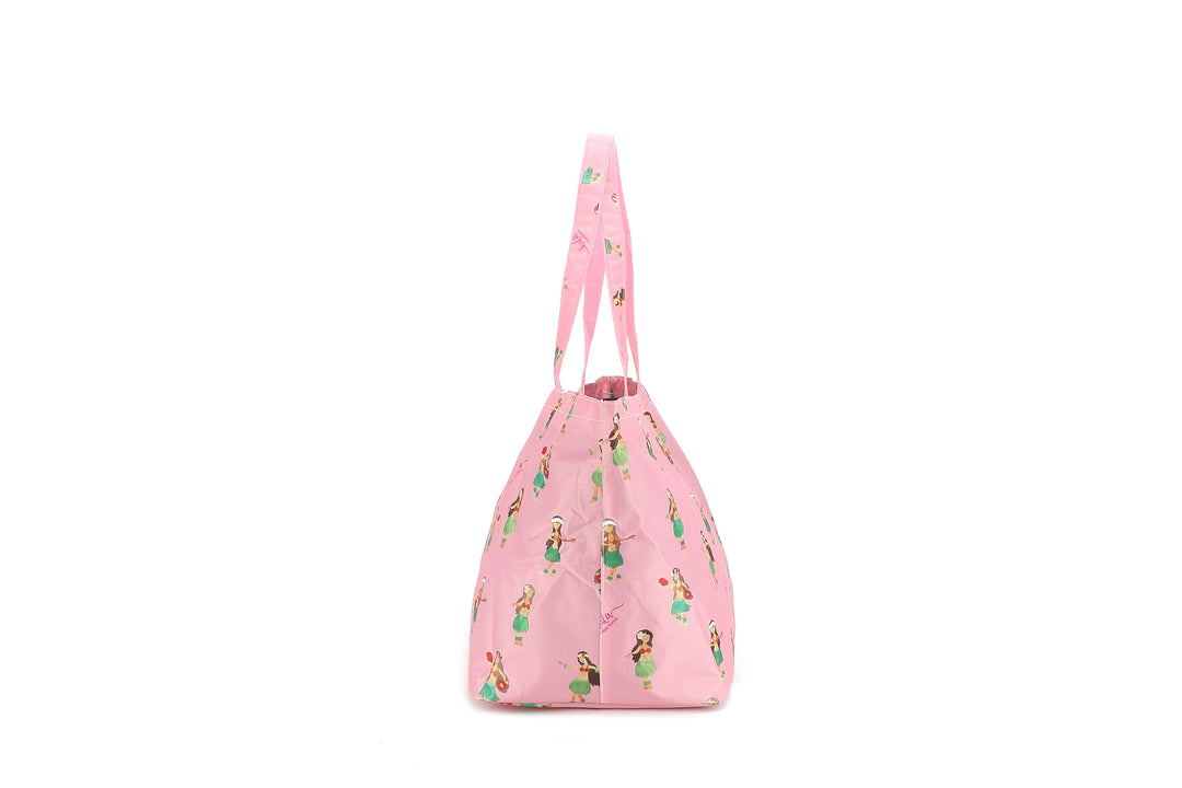 Carry-All Tote Hula Girls Pink