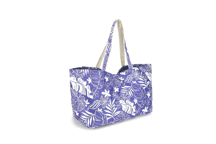 Carry-All Tote Monstera Purple