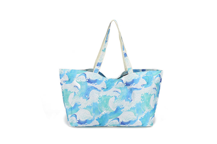 Carry-All Tote Waves Blue