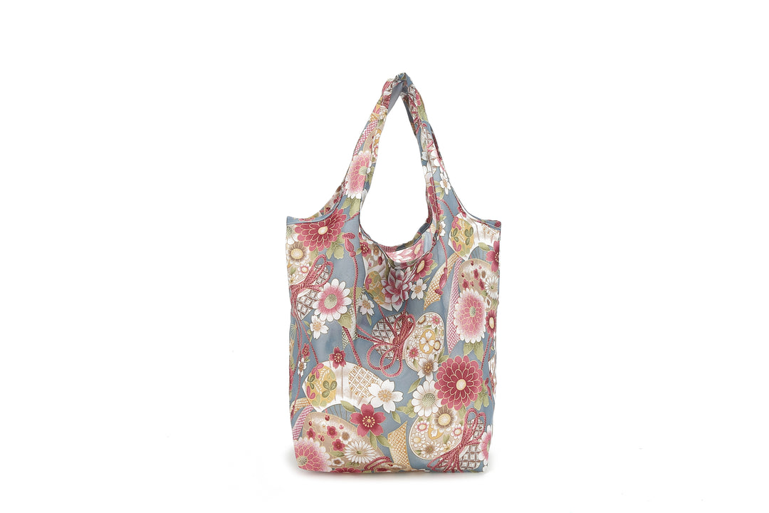 Foldable Bag Joy Japanese Floral Blue