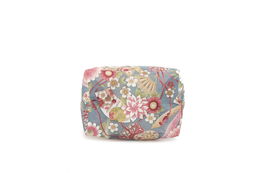 Foldable Bag Joy Japanese Floral Blue