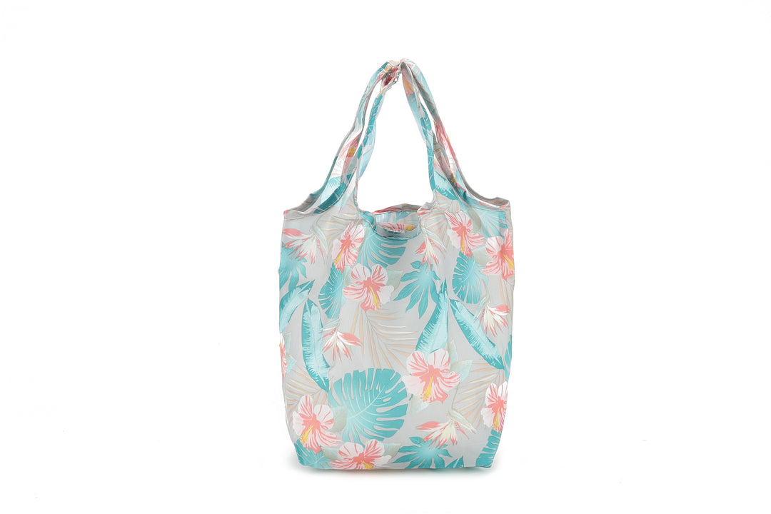 Foldable Bag Joy Floral Mixed Blue